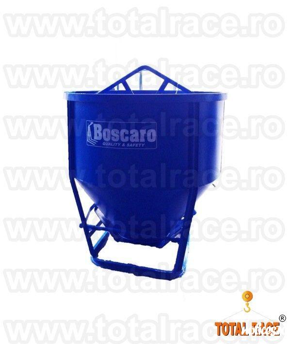 Total Race Romania comercializeaza din stoc Bucuresti sau la comanda  cupe de beton productie italia, cupa de beton pentru macara,cupe de beton, bene de beton, cupe macara, bena macara, bena cu descarcare centrala si furtun de cauciuc,  bene beton cu jgea