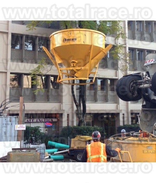 Total Race  comercializeaza din stoc Bucuresti sau la comanda, bena beton utilaje de constructii,   bene beton cu jgheab productie Italia, cupa de beton pentru macara, cupe de beton jgheab, bene de beton, cupe macara, bena macara jgheab , bena cu descarca