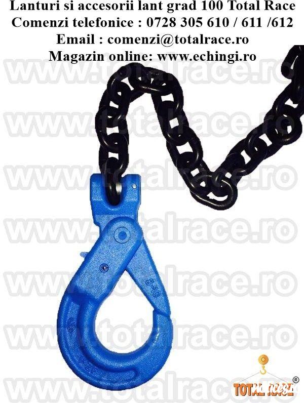 Total Race Romania livreaza din stoc dispozitive de ridicare din lant grad 100 cu 1 brat , dispozitiv de lant grad 100 cu 2 brate , sistem de ridicare cu 3 brate lant grad 100 , instalatie de ridicare cu 4 brate din lant industrial vopsit albastru grad 10