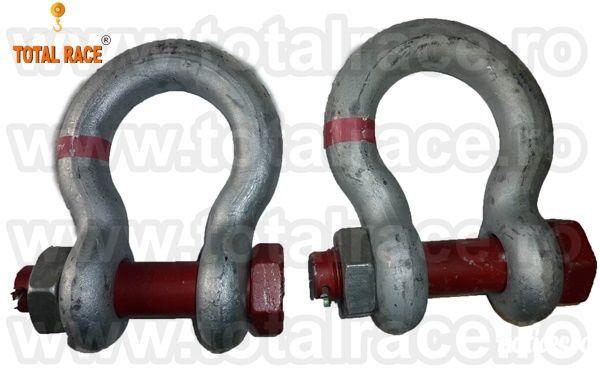 Total Race comercializeaza : chei tachelaj capacitati intre 21 Tone si 400 Tone,  chei de tachelaj model G 2140 tip omega marca Crosby, cheie tachelaj cu bolt, piulita si stift de blocare . Cheile de tachelaj sunt in conformitate cu: EN 13889:2003 si inde