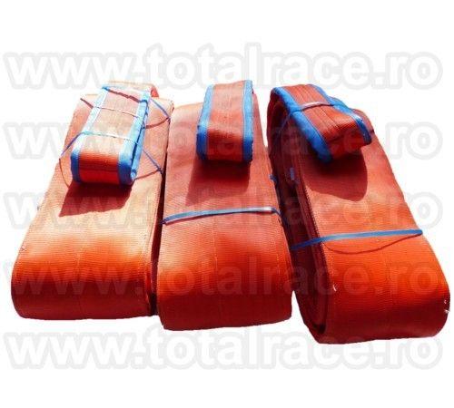 Total Race Romania comercializeaza : chingi textile de ridicare cu urechi , chingi textile circulare , chingi circulare negre pentru scene , chingi de ridicare pentru butoaie , chingi/ sufe textile de ridicare de diverse tonaje si lungimi, uzual in stoc B