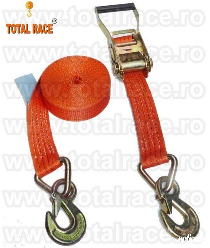 Total Race livreaza din stoc chingi ancorare marfa capacitate 5 tone , chinga ancorare marfa , chingi ancorat sarcini cu carlige  ancorare tip gheara duble , gheara simplu , carlige  cu siguranta , carlige triunghi , sisteme de arimare cu capacitate de an