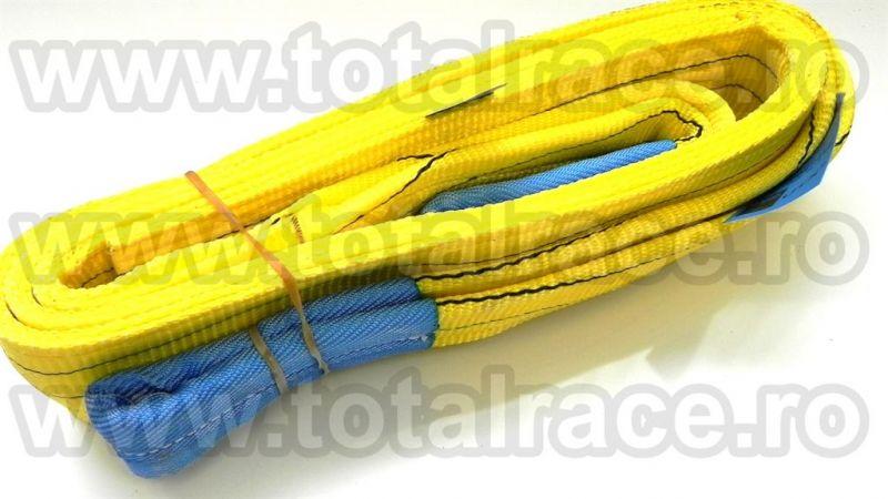 Total Race Romania comercializeaza : chingi textile de ridicare cu urechi , chingi textile circulare , chingi circulare negre pentru scene , chingi de ridicare pentru butoaie , chingi/ sufe textile de ridicare de diverse tonaje si lungimi, uzual in stoc B