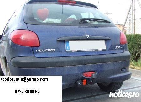 Carlig de remorcare pentru toate modelele de masini:  PEUGEOT