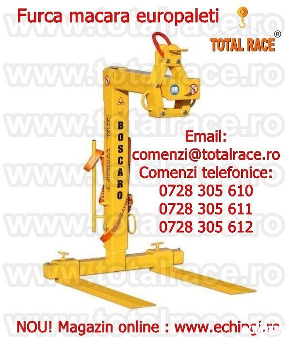 Total Race comercializeaza cu livrare imediata din stoc Bucuresti furci de macara model MBA, model MBRA, furca macara model MBRA-E cu arc si protectie, furci de macara pentru europaleti, furci de macara cu capacitati diferite, furci de macara cu livrare d