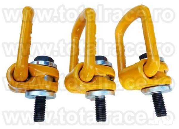 Total Race va ofera ocheti ridicare cu surub, ocheti ridicare rotativi, surub rotativ capacitati mari, inele surub rotativ, puncte ridicare, ocheti ridicare flexibili, punct ridicare Galben/ Yellow Point(YP), inele flexibile ridicare, ocheti ridicare, pun