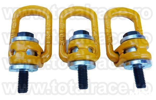 Total Race va ofera ocheti ridicare cu surub, ocheti ridicare rotativi, surub rotativ capacitati mari, inele surub rotativ, puncte ridicare, ocheti ridicare flexibili, punct ridicare Galben/ Yellow Point(YP), inele flexibile ridicare, ocheti ridicare, pun
