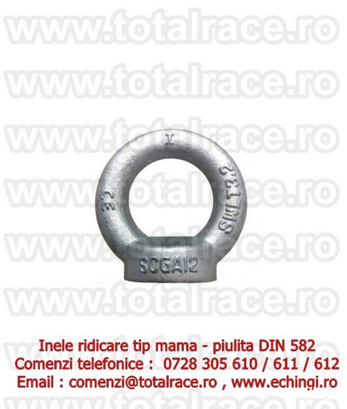 Inel ridicat cu filet interior tip mama DIN 582 Total Race