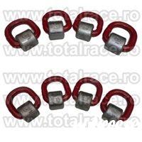 Puncte de prindere cu fixare prin sudura (SPAB Grad 8 / S 265 Crosby / KWLR Kuplex), inele pentru ridicarea sarcinilor sudabile, inele sudabile pentru confectii metalice , inele de ridicare si ancorare sudabile, inele sudabile flexibile, inele ridicare si