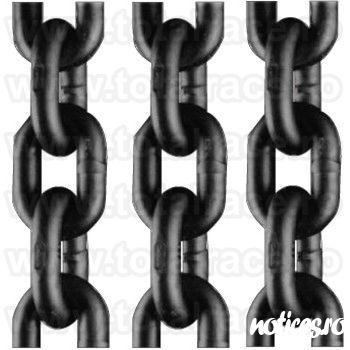 Total Race Romania va ofera din stoc lant ridicare macara grad 80 6 mm 1,12 tone, lanturi negre grad 80 7 mm 1.5 tone, lant ridicare grad 80 8 mm 2 tone, lant ridicare grad 80  10 mm 3.15 tone , lant ridicare macara grad 80 13 mm 5.3 tone , lant ridicare 