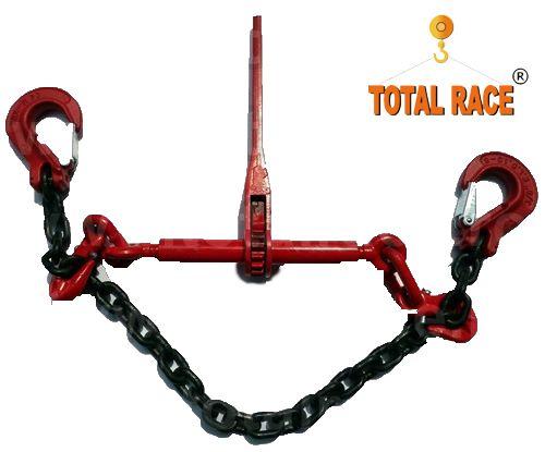 Total Race livreaza din stoc lant de ancorare de 13 mm , Lc=10000 daN ce contin: intinzator lant cu carlige de scurtare la capete 13 mm , 2 carlige cu siguranta 13 mm , cu montare directa pe lant,  lant negru grad 80 cu lungime la cerere in functie de nev