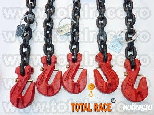 Total Race ofera din stoc Bucuresti lanturi de ancorare, sisteme complete de ancorare din lant , lanturi de  ancorare cu carlige de scurtare la capete, sisteme ancorare lant cu carlige cu siguranta , sisteme ancorare lant cu carlige cu ochi si siguranta ,