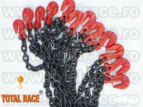 Total Race ofera din stoc Bucuresti lanturi de ancorare, sisteme complete de ancorare din lant , lanturi de  ancorare cu carlige de scurtare la capete, sisteme ancorare lant cu carlige cu siguranta , sisteme ancorare lant cu carlige cu ochi si siguranta ,