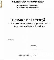 LUCRARE DE LICENTA