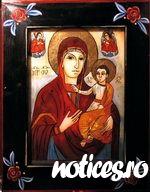Icoane traditionale pe sticla