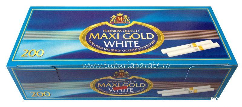 Tuburi Tigari pt.Tutun Maxi Gold White