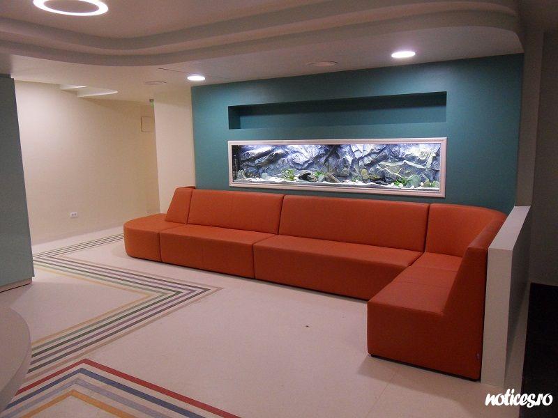 Acvariu amenajat la un spital privat - Bucuresti