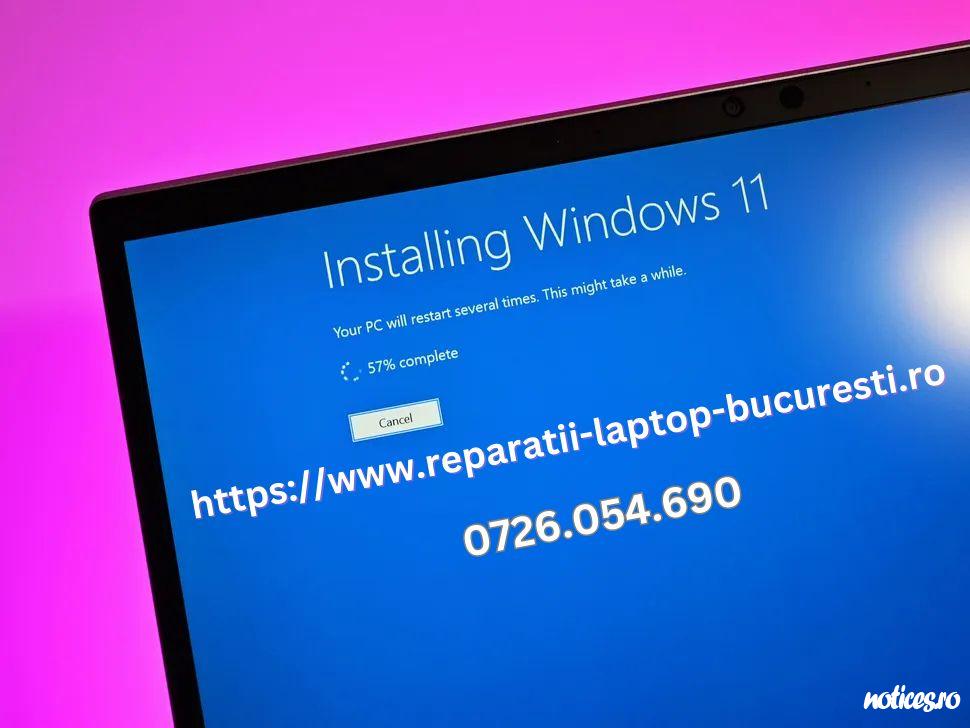 Service laptop Bucuresti - Ilfov Instalare windows la domiciliul clientului