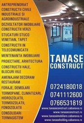 EXECUTAM CONSTRUCTII CIVILE SI INDUSTRIALE IMOBILIARE VINZARI TERENURI DECORATIUNI RESTAURARI STUCATURI STUCO VENETIAN