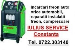 Incarcare freon auto A/C, Iulius Service, Constanta