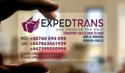 Expedtrans Curierat rapid colete Anglia-Romania si Romania-Anglia
