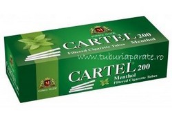 Tuburi Tigari pt.Tutun Cartel Menthol