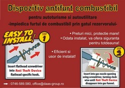 Antifurt combustibil autoturisme si autoutilitare