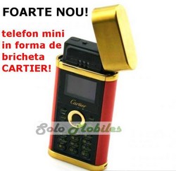 Cartier luxury telefon in forma de bricheta cu aprindere!