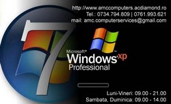 Instalez Windows XP, 7, drivere, configurare calculator, configurare conexiune la internet, antivirus, pachet programe utilitare (winamp, winrar, codecuri, playere video etc). Pret: 50 ron.