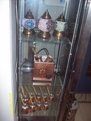 Lampa turceasca cu lumini si aparat cafea