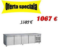 Masa frigorifica inox cu 4 usi si motor lateral