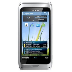 Nokia E7 dual sim touch screen si tastaura qwerty logo Nokia