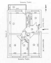 OFERTA! VAND APARTAMENT 3 CAMERE SEMIDECOMANDAT, CARAMIDA, 65 MP