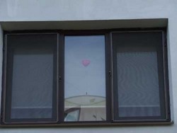 Plase insecte pe balamale : plasele sunt fixate