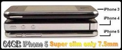 Replica Iphone 5 dual sim cu ecran Capacitiv