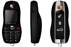 Telefon breloc Porsche Cayenne in forma de alarma auto cu reportofon,radio 