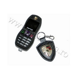 Telefon breloc alarma auto Porsche Cayenne.
