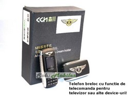Telefon breloc bentley in forma de alarma auto