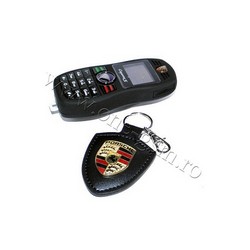 Telefon in forma de breloc alarma auto Porsche Cayenne