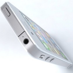 VAND IPHONE 4S ALB REPLICA DUAL SIM CU ECRAN HD CAPACITIV SI WIFI