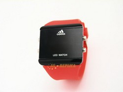 Vand Ceas Adidas Led Orange Silicon AD#011