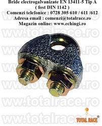 Bride fixare cablu EN 13411-5 Tip A ( fost DIN 1142 )