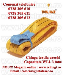 Sufe textile urechi 3 tone 1 metru