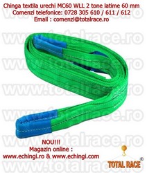 Oferta completa chingi textile de ridicare Total Race