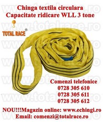 Chinga textila ridicare circulara 3 tone 1 metru