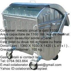 Comercializam containere zincate