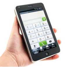 dapeng a8500 dual sim android 2.2 ecran 5inch +Husa silicon +husa piele