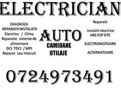 Electrician auto reparatii instalatii electrice diagnoza profesionala
