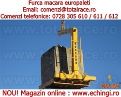 Furci macara cu lame reglabile