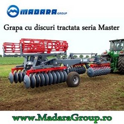 Grapa cu discuri tractata seria Master BD-048, Madara Group